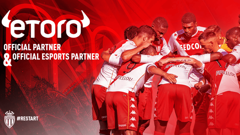 شركة eToro توسع نطاق تعاونها مع AS Monaco وتصبح الشريك الرئيسي للنادي